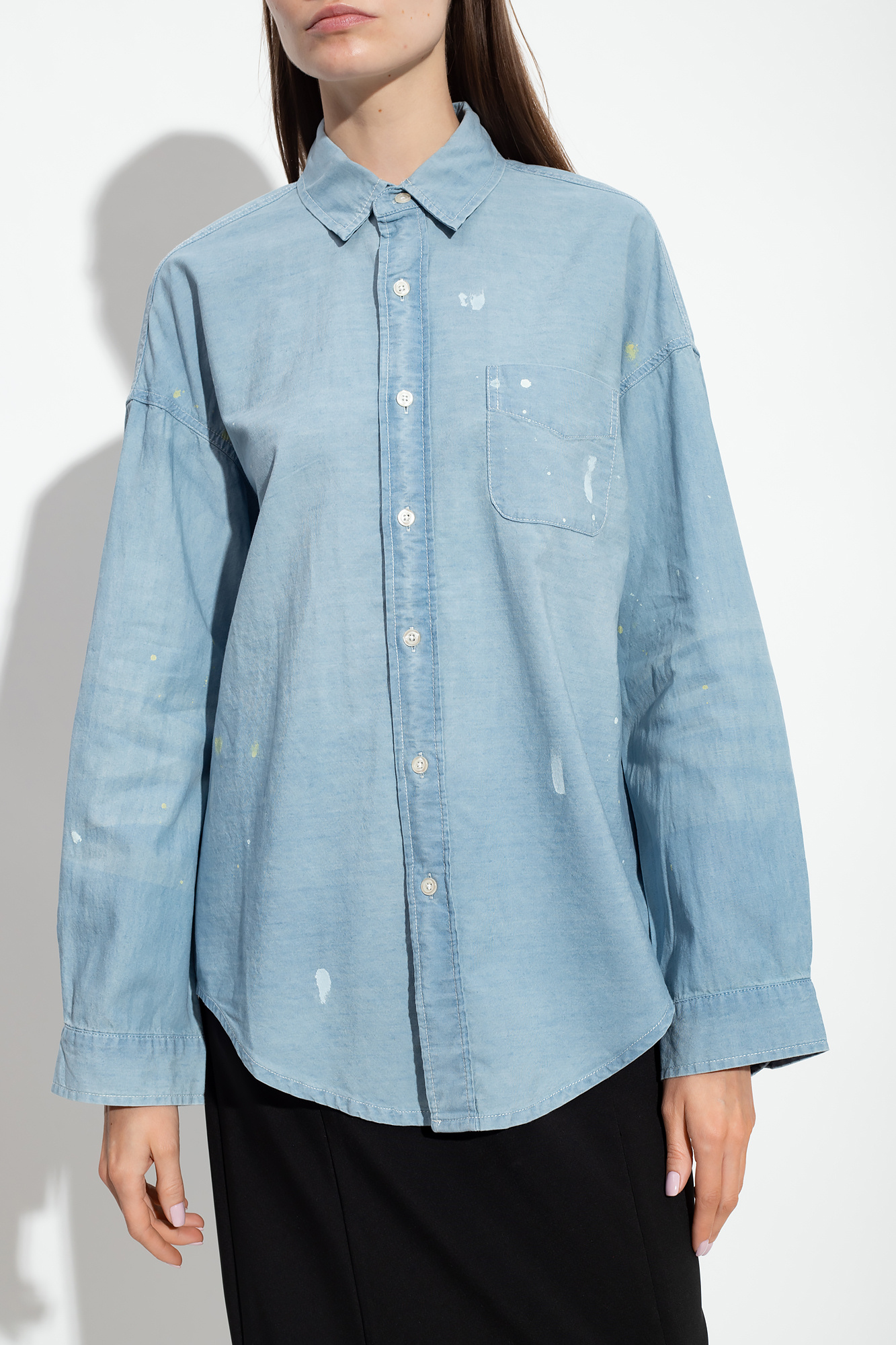 Blue Oversize shirt R13 Vitkac GB